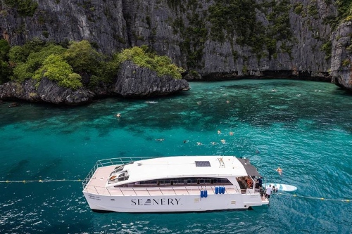 رحلة جزيرة بي بي قارب سينري الفاخر